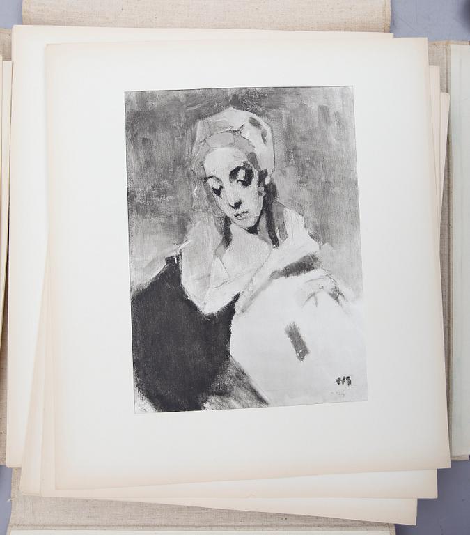 MAPP, Helene Schjerfbeck, reproduktioner med text av Gotthard Johansson, 1945.