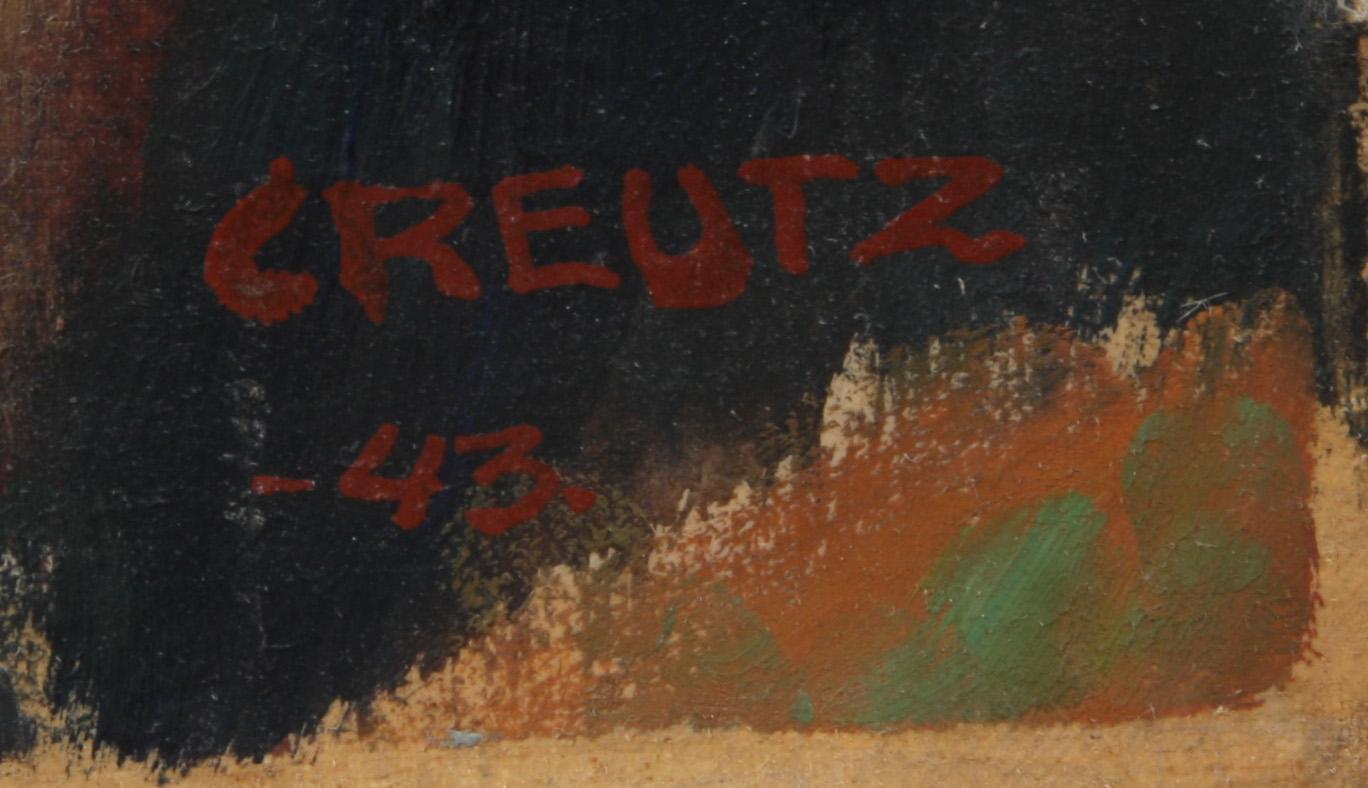 MAGNUS CREUTZ, olja på duk, sign o dat - 43.