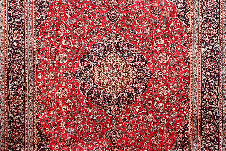 A carpet, Mashad, c. 395 x 298 cm.
