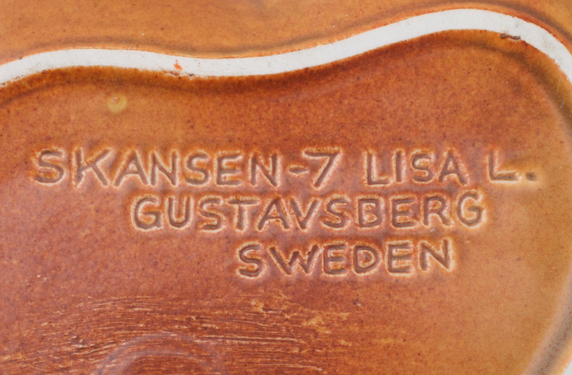 FIGURER, 3 st, keramik, Lisa Larson, Gustavsberg.
