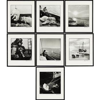 Lennart Nilsson,  "Isbjörnsjakt vid Hvitøya (Vitön), Svalbard, Norge 1947".