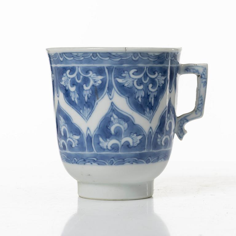 Five cups and four dishes, Qing dynasty, Kangxi (1662-1722).