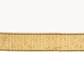 ARMBAND, 18K guld, 32,76 gram.