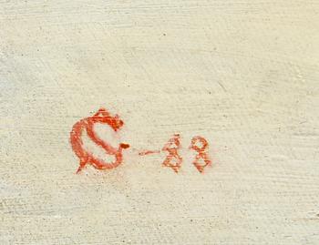GESKEL SALOMAN, olja på duk, monogramsign o dat -88.