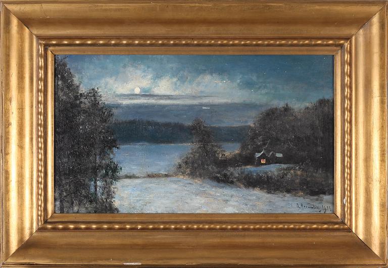 OLOF HERMELIN, oil on canvas, signed.