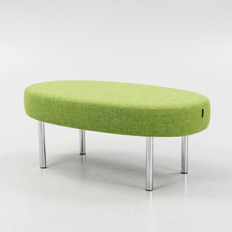 A 'Orgy' sofa with pouf by Karim Rashid for Offecct.