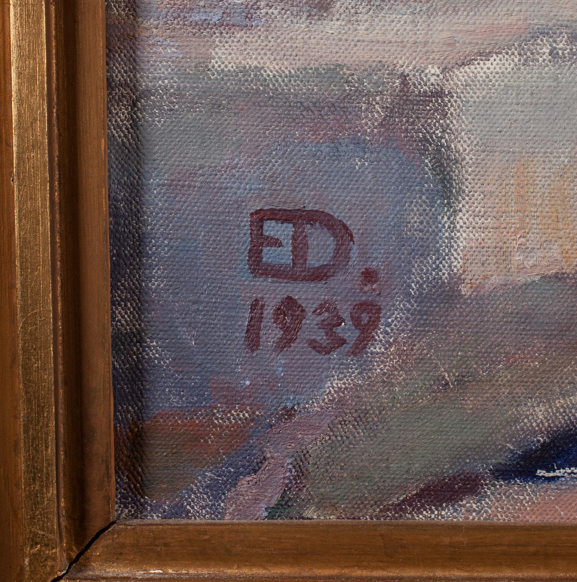 EMIL EDVARD DANIELSSON, olja på duk, signerad och daterad 1939 även a tergo.