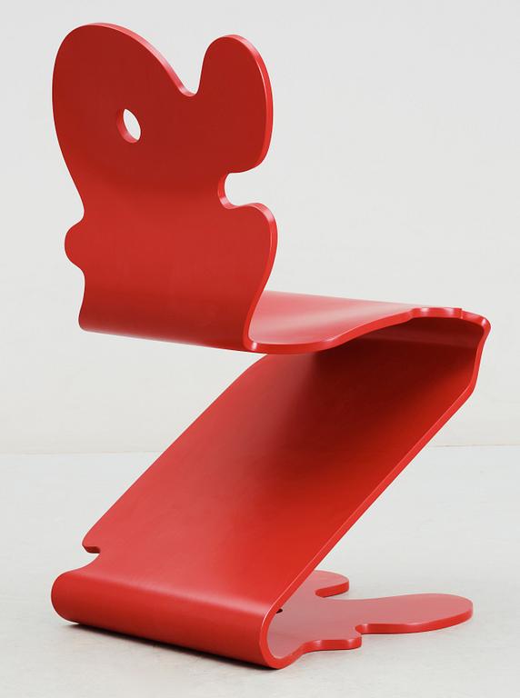 STOL, "Pantonic 5020", Verner Panton, för HAG. Formgiven 1992.