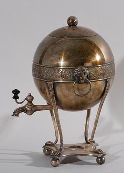 SAMOVAR, nysilver. Empirestil, 1800/1900-tal.