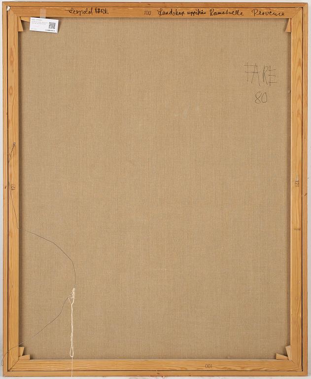 LEOPOLD FARE, olja på duk, signerad och daterad 80.