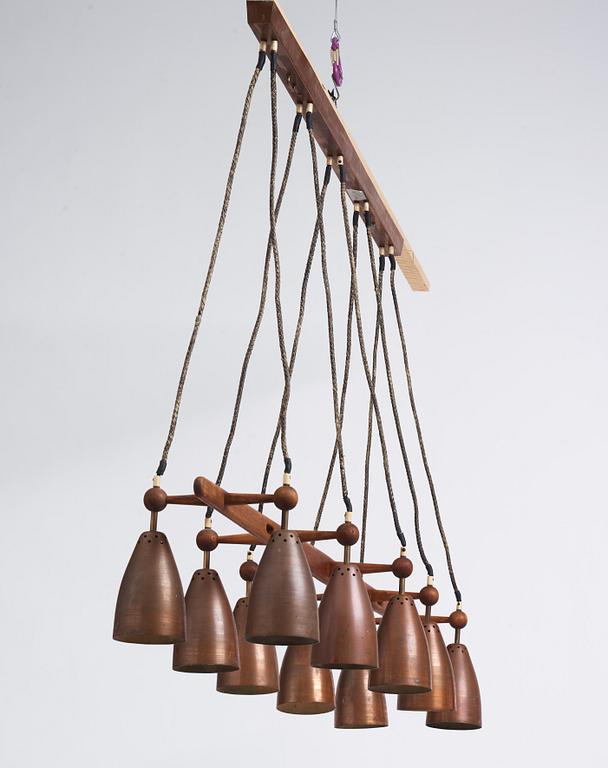 Hans-Agne Jakobsson, attributed, a ceiling lamp, Hans Agne Jakobsson AB, Markaryd, Sweden 1950s.