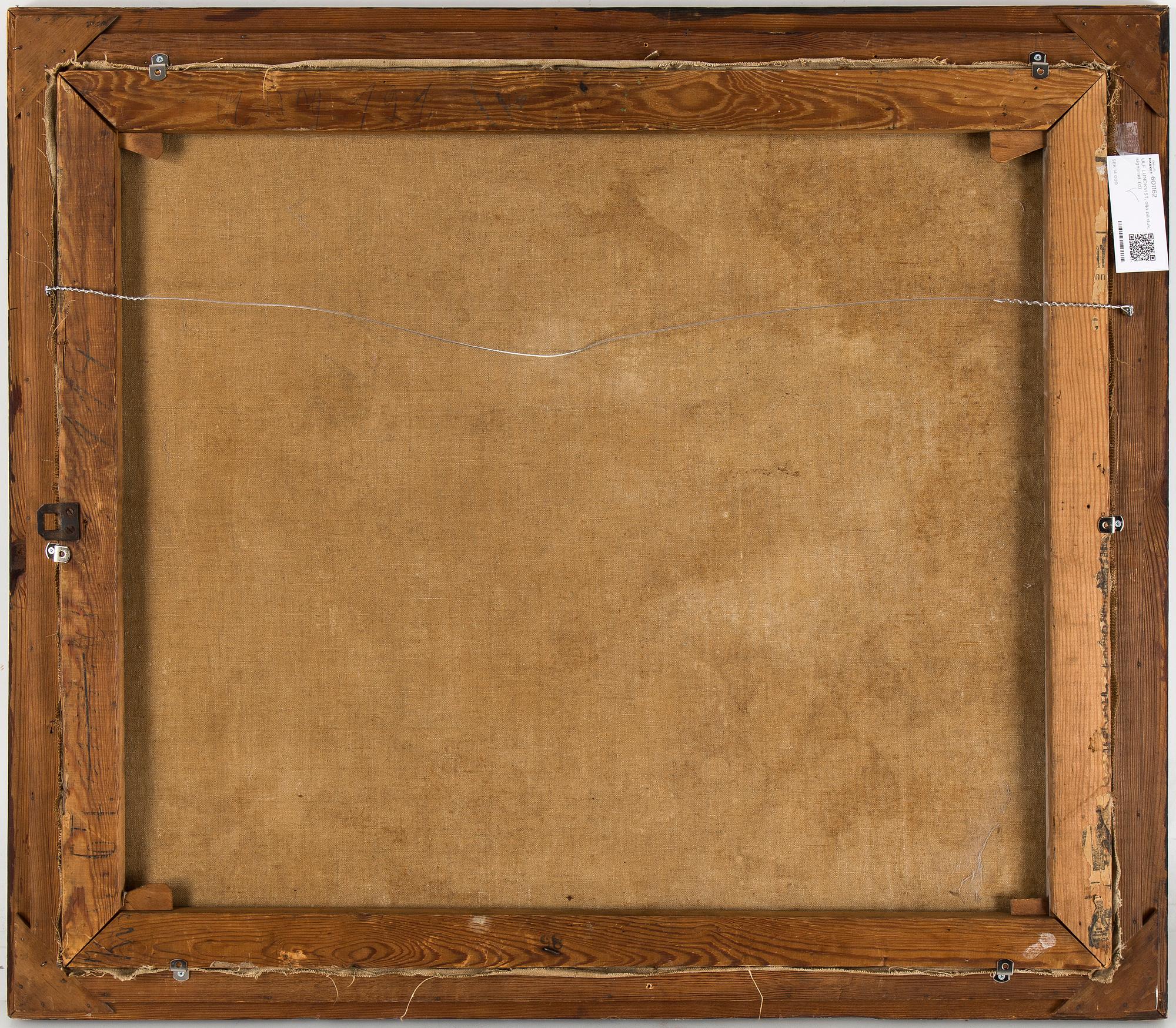 ULF LUNDKVIST, olja på duk, signerad.