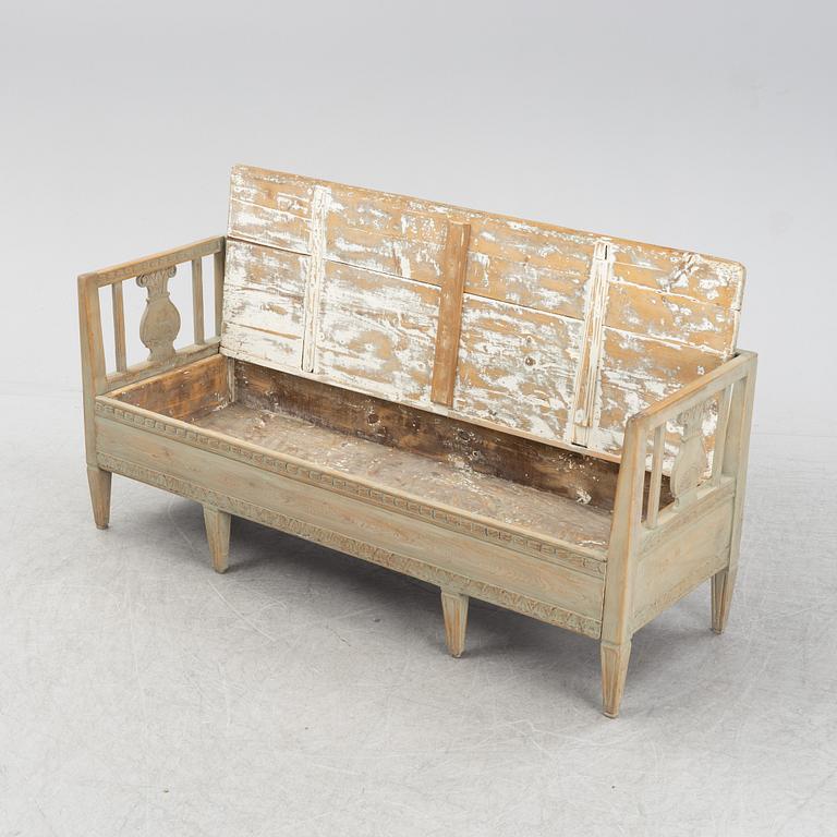 Soffa, gustaviansk stil, 1800-tal.