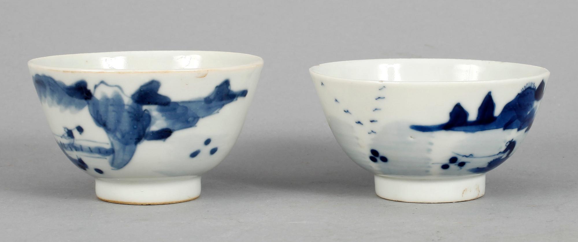 PARTI, porslin, 20 delar, Japan samt Korea. 1800-tal.