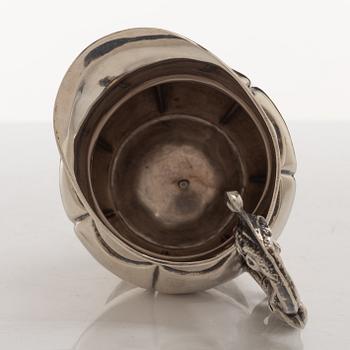 Erik Söderholm, gräddkanna, silver, Härnösand 1876.