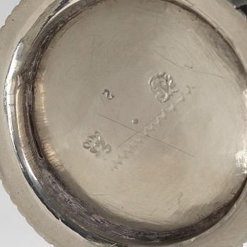 A Swedish silver beaker, mark of Petter Zettersteen, Norrköping (1712-1741 (44)).