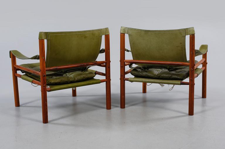 KARMSTOLAR, ett par, "Sirocco", Arne Norell, Norell Möbel AB, 1960/1970-tal.