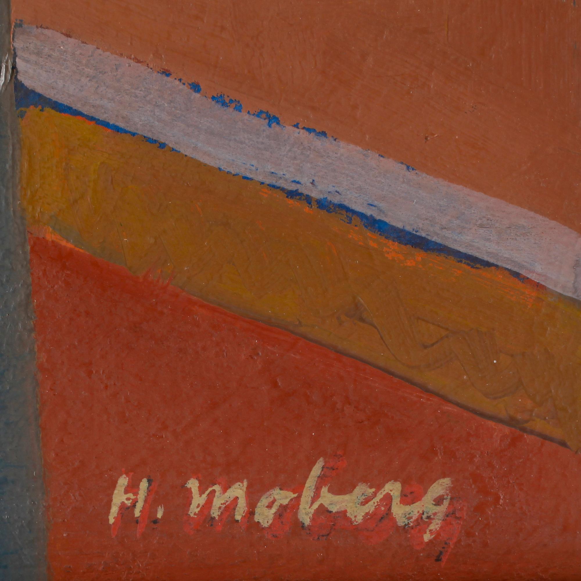 HARRY MOBERG, olja på duk. Sign.