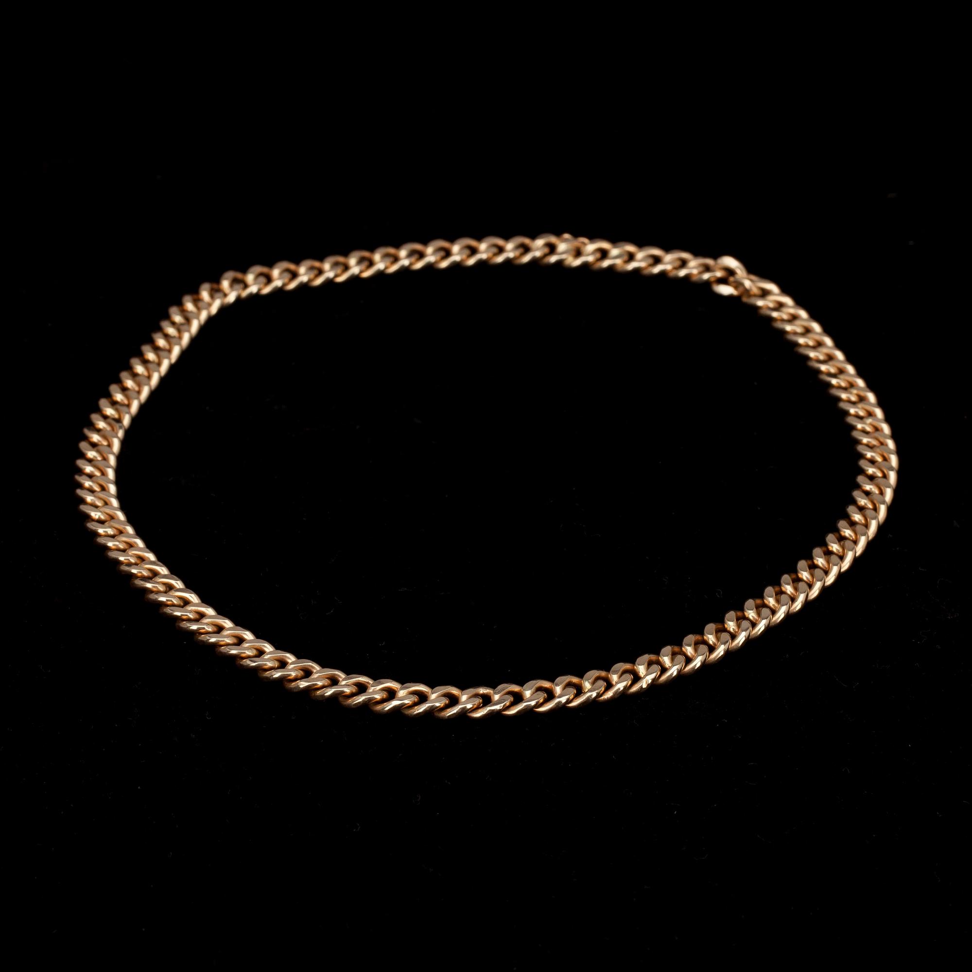 HALSKED, guld 14K, Reini Koivisto, Träskända Finland 1989. Vikt 79,9 g.