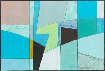 Göran Augustson, akryl, signerad och daterad-96.