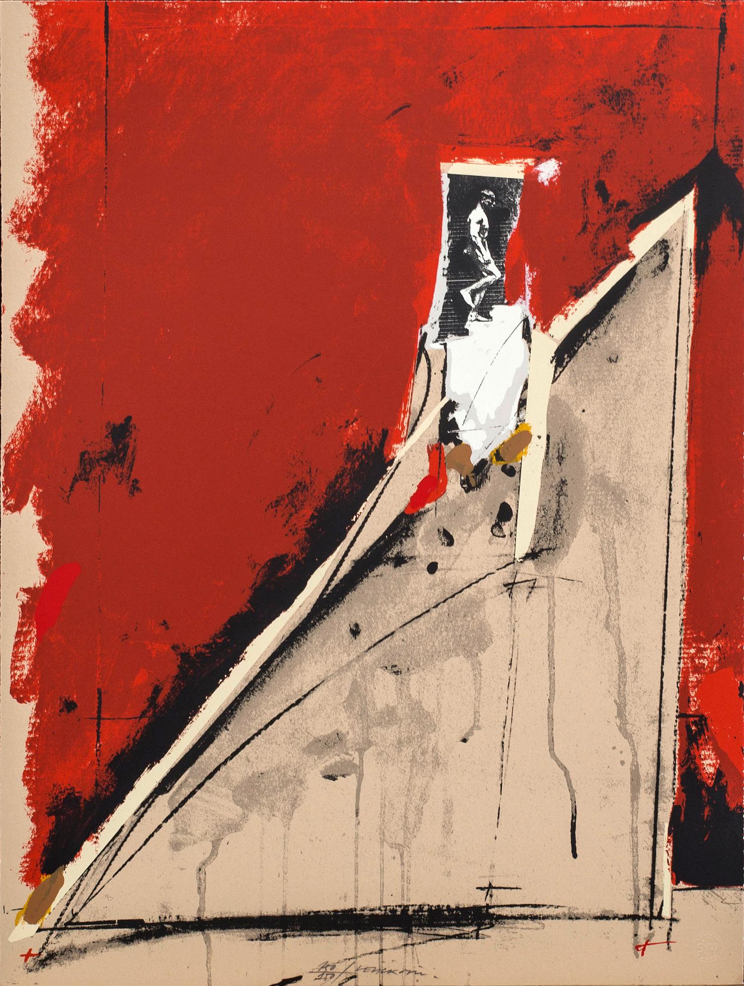 Vladimir (Vlada) Veličković, VLADIMIR VELICKOVIC, serigraphe, signed and numbered 150/150.