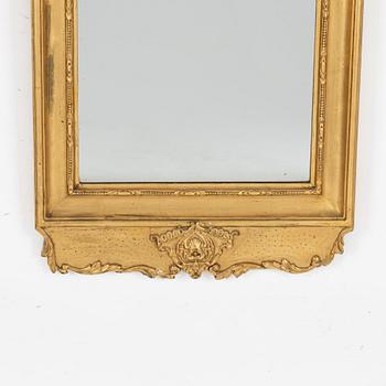 Spegel, rokokostil, sent 1800-tal.