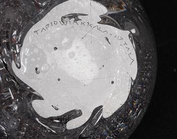 VAS, glas, Tapio Wirkkala. Iittala. Sign.