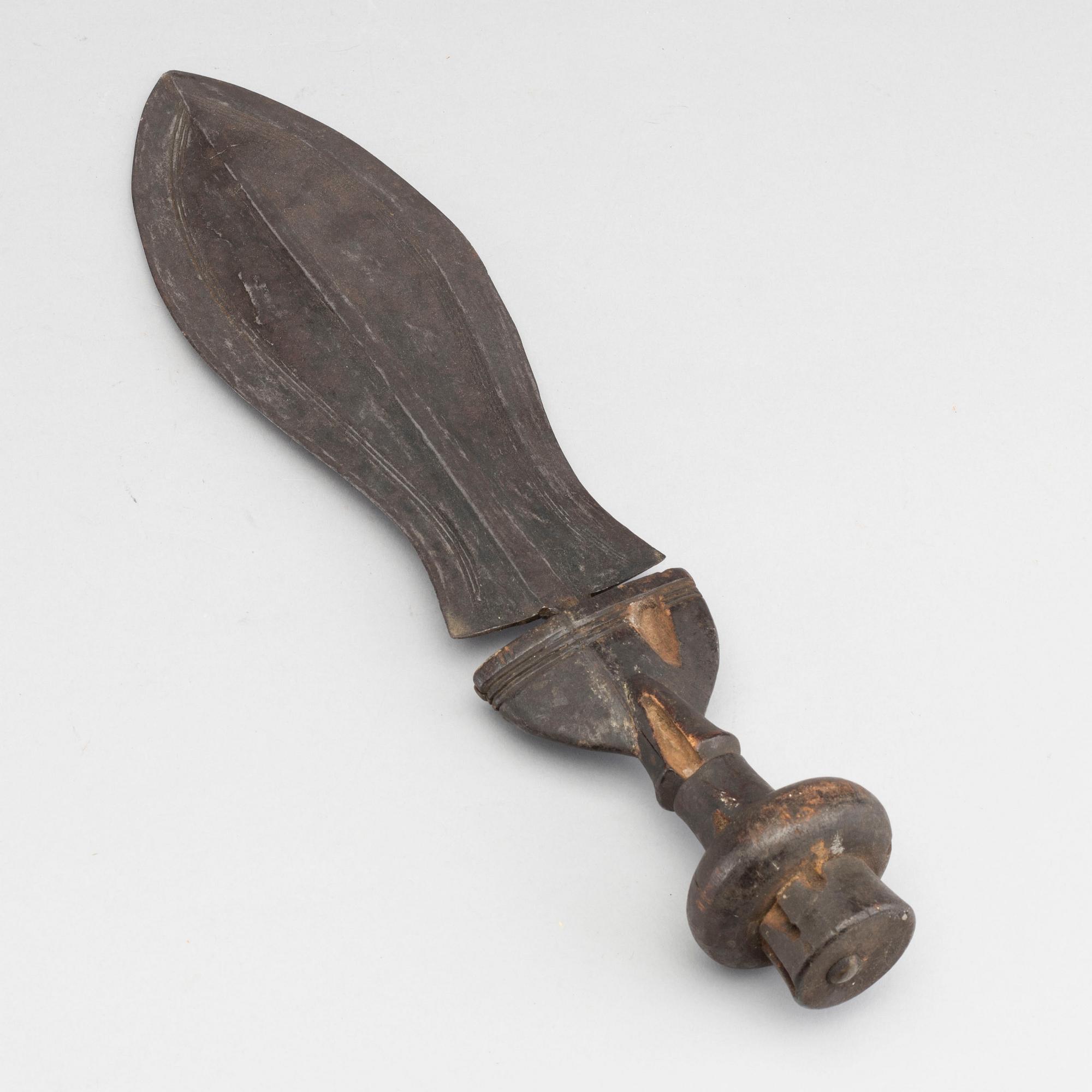 Ceremonial knife, Kuba Ikula, DR CONGO.