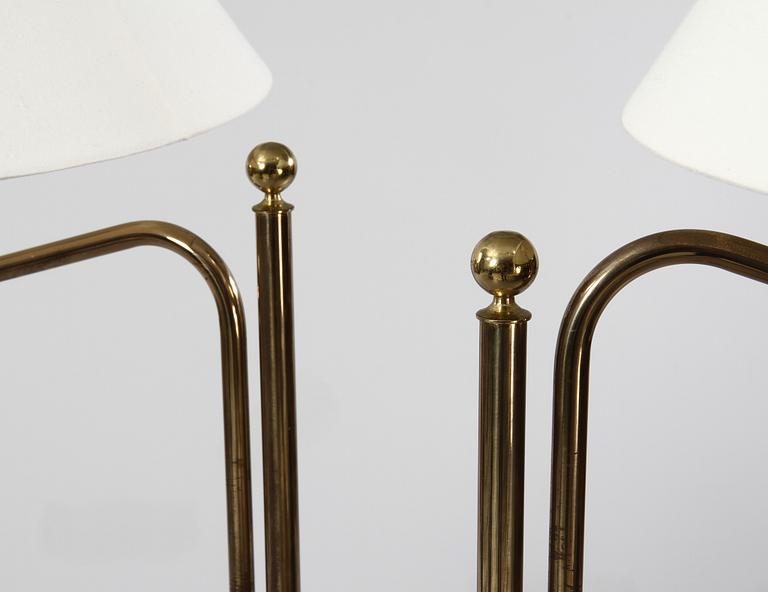 GOLVLAMPOR, ett par, Bergboms, 1900-talets andra hälft.