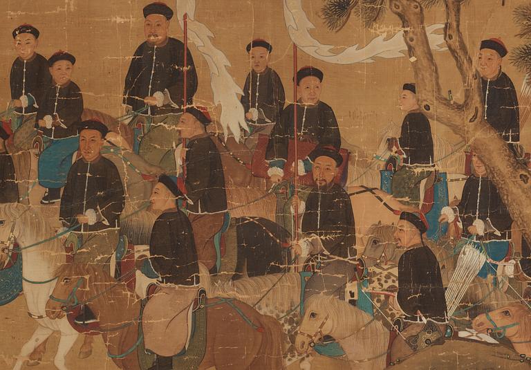 RULLMÅLNING, Qing dynastin.