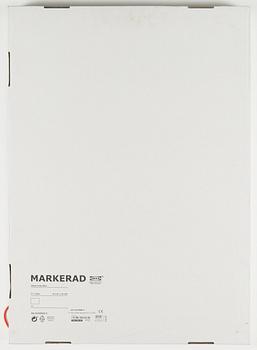 Virgil Abloh, light box,Mona Lisa backlit,  Markerad IKEA 2018.
