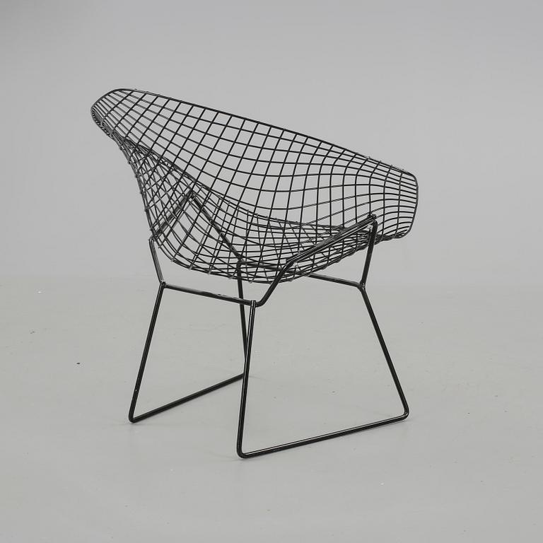FÅTÖLJ, "Diamond chair", Harry Bertoia. 1900-talets andra hälft.
