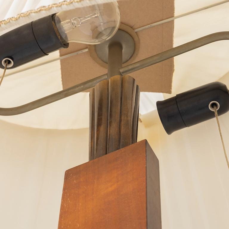 A floor lamp, Mjölby Intarsia, 1930s.