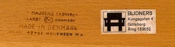 A second half of the 20th century Børge Mogensen 'Shaker' dining table, C.M Madsens Fabriker, Denmark.