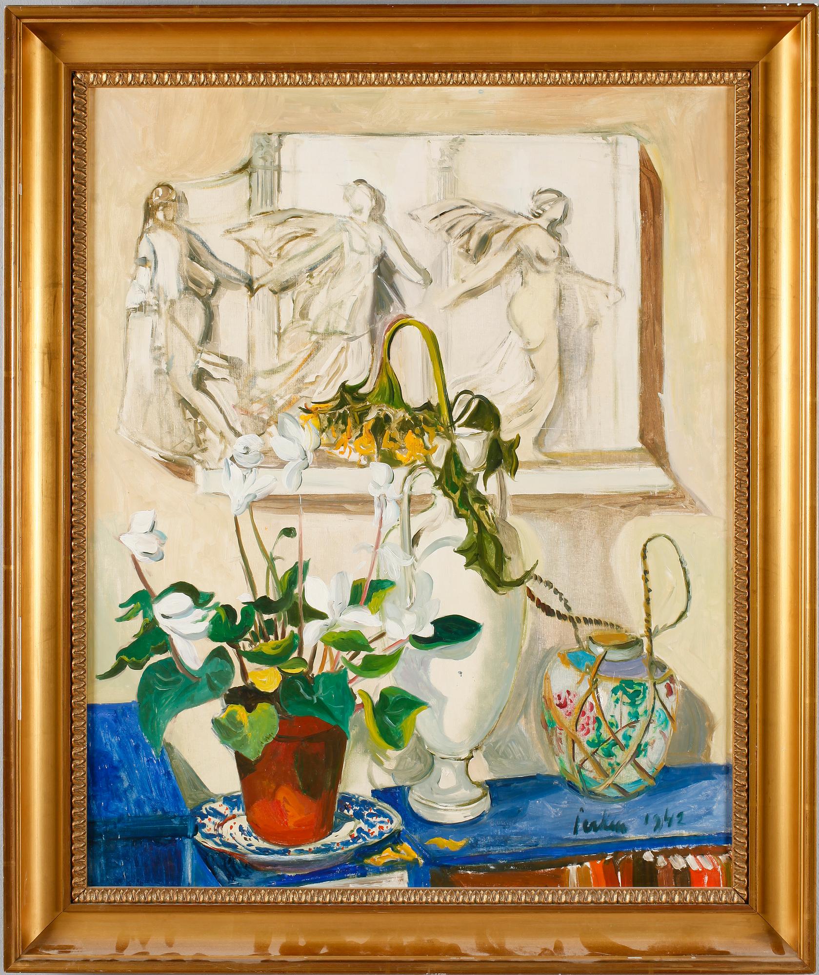 ERIK JERKEN, olja på duk, signerad och daterad 1942.