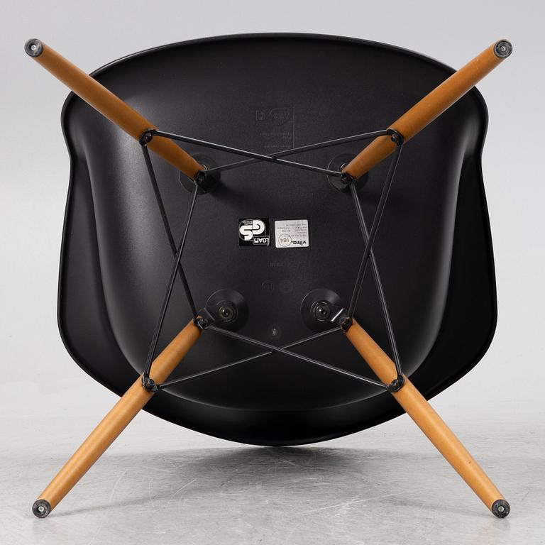 Charles & Ray Eames, a pair of "DAW" plastic chairs, Vitra, Italy, 2015.