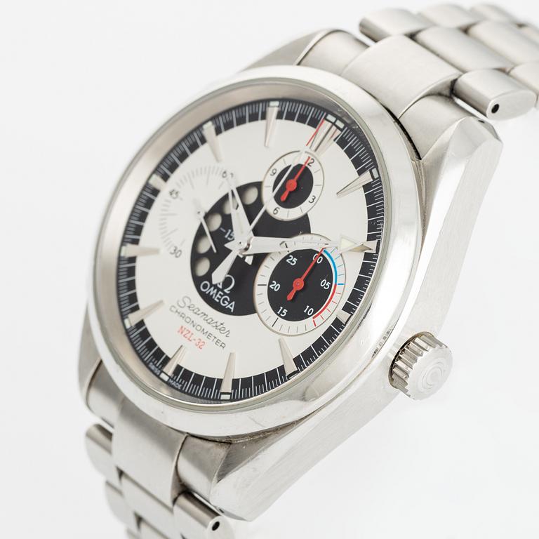Omega, Seamaster, Aqua Terra, NZL‑32 Chrono, wristwatch, 42,2 mm.