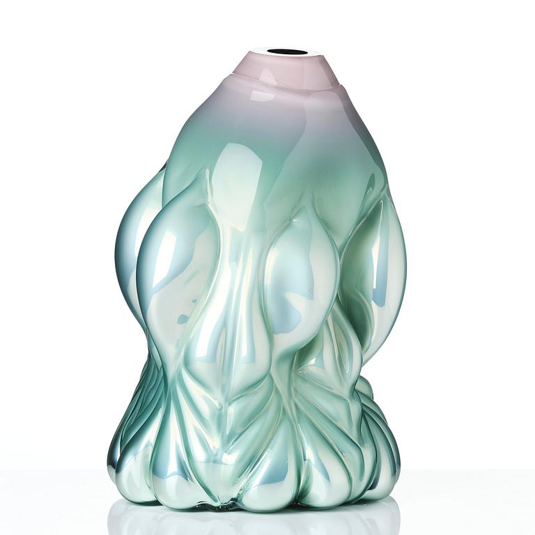 Hanna Hansdotter, "Dripping Print", skulptur, glas, The Glass Factory, Boda Glasbruk, 2019, AP 1.