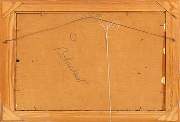 GUNNAR JONN, oil on panel, signed and dated -52.