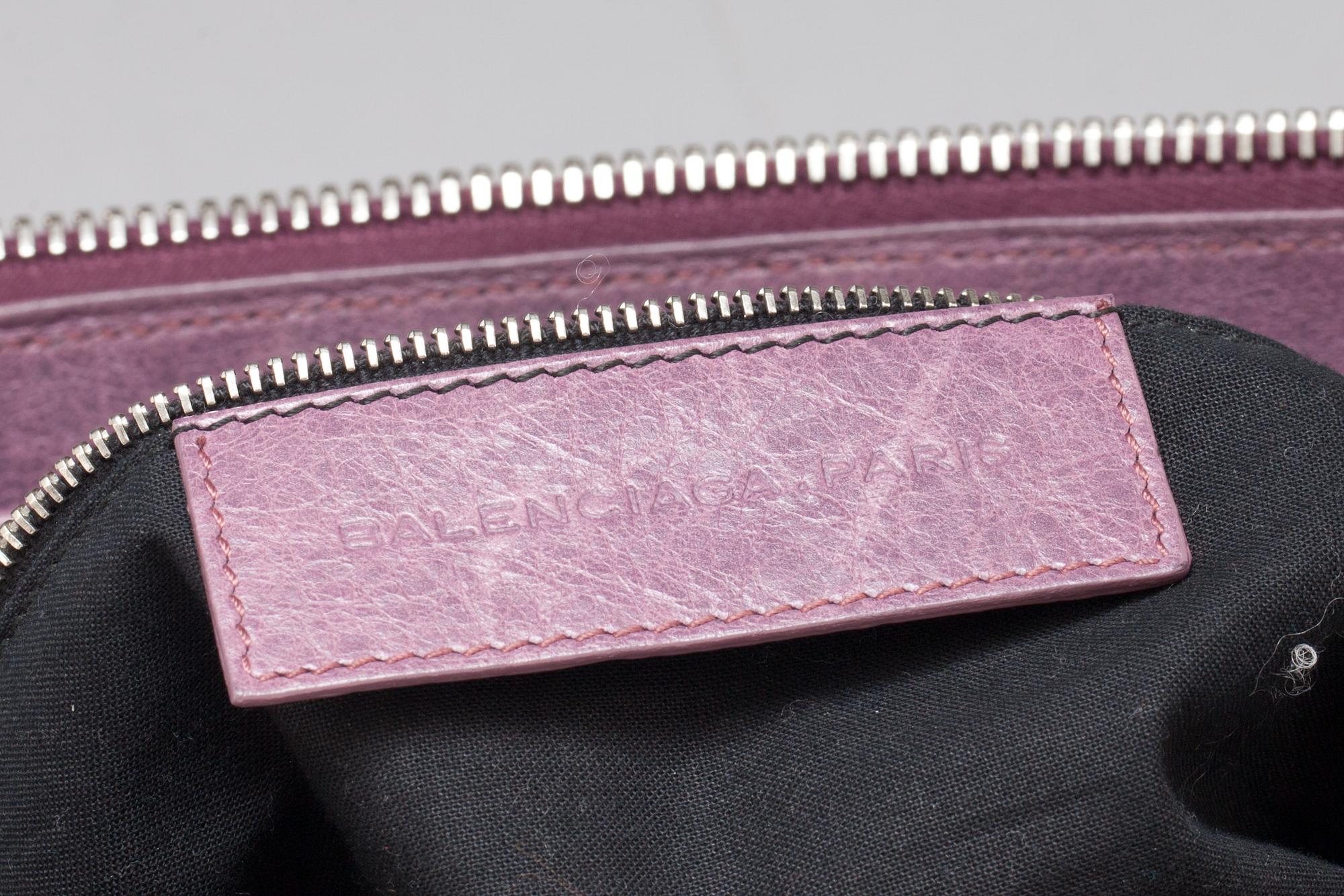 HANDVÄSKA, lammskinn. Balenciaga.