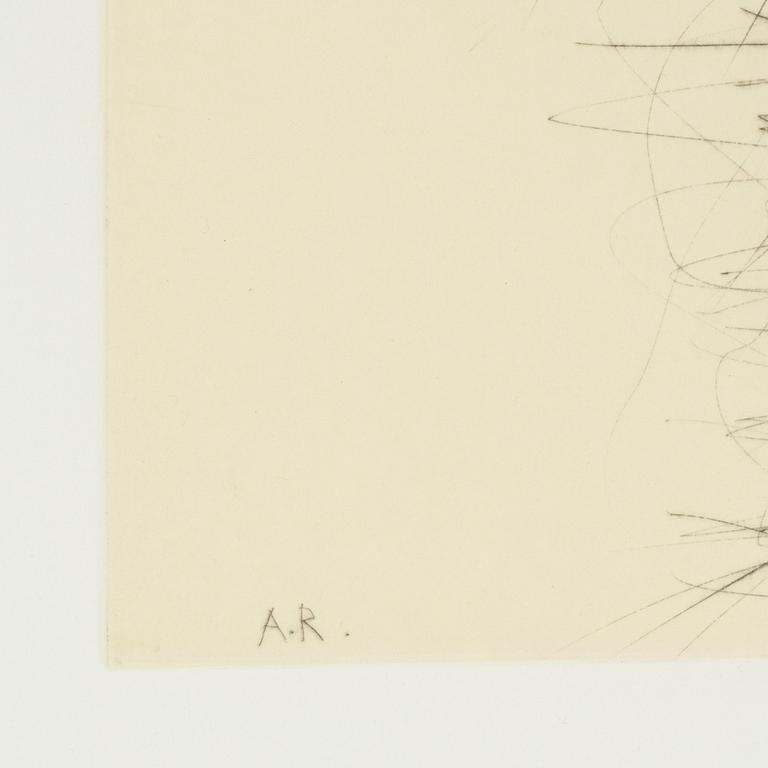 Arnulf Rainer, etching. Signed and numbered 15/35.