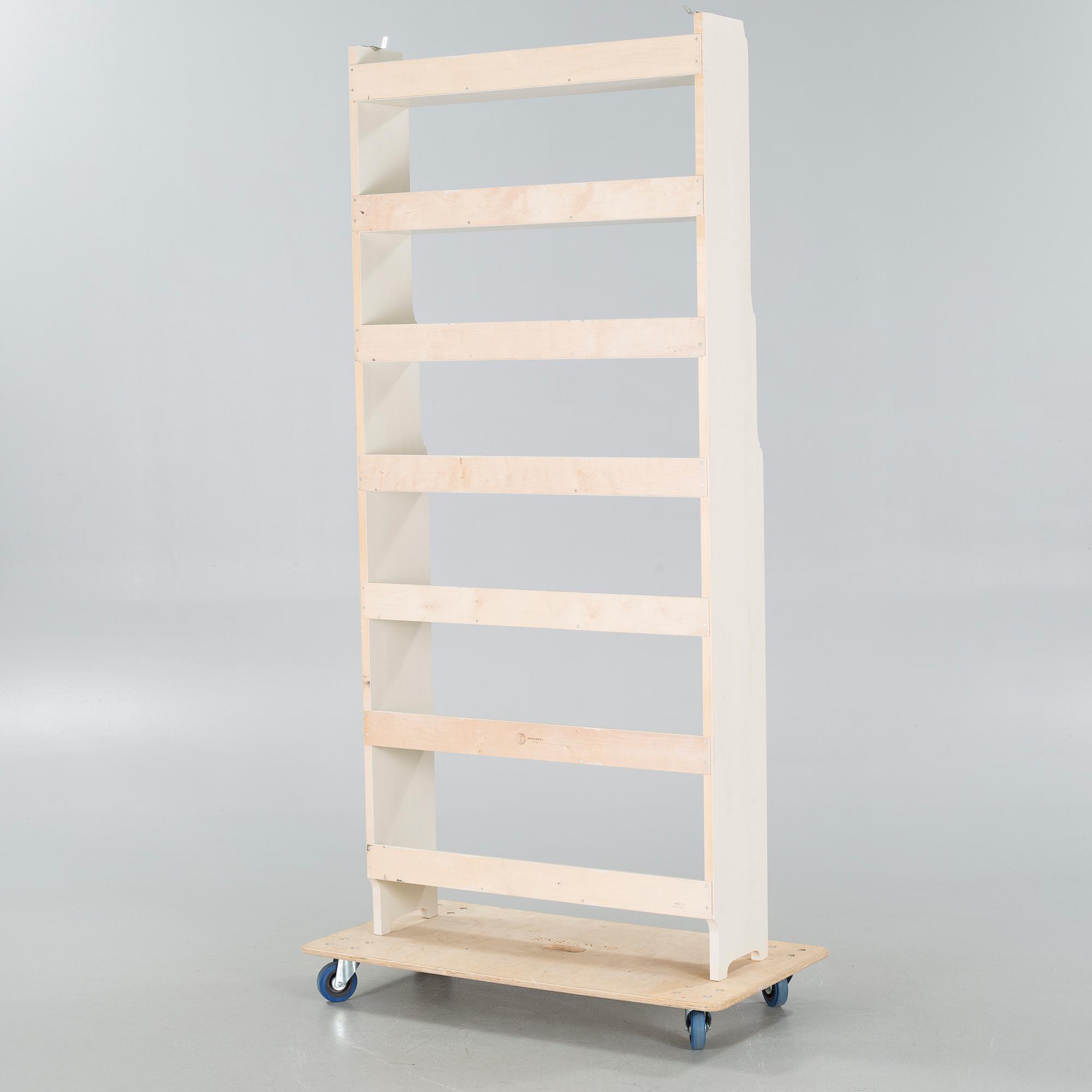 An "Ekolsund" shelf from the 18th cenutry collection, IKEA, 1990s.