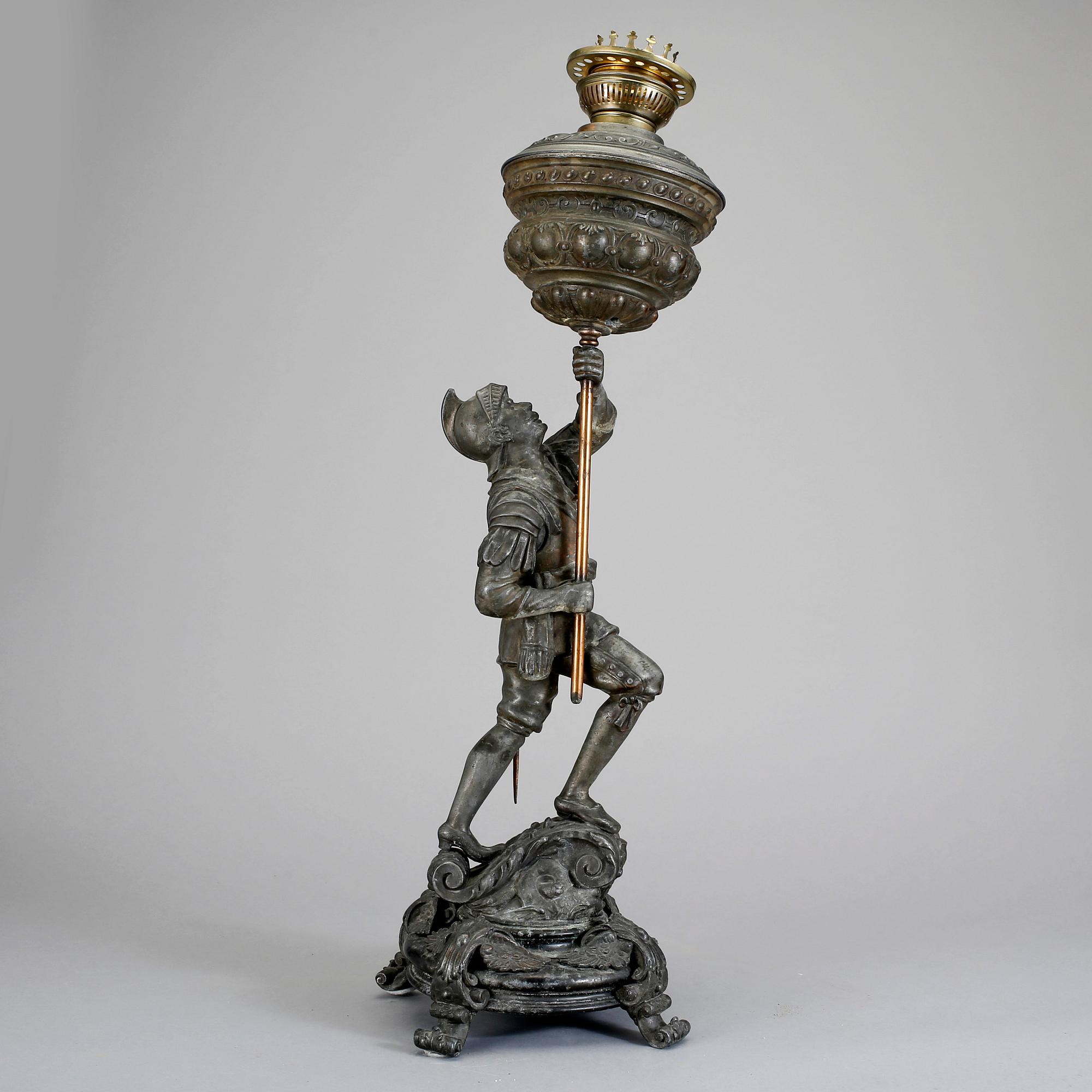 FOTOGENLAMPA, nyrenässans, sent 1800-tal.