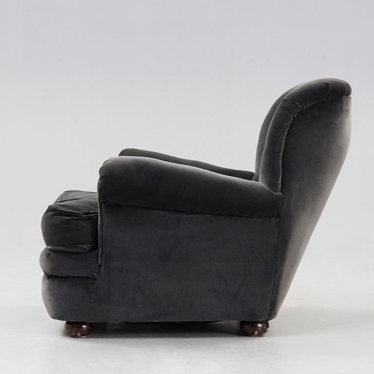 Josef Frank, fåtölj, Firma Svenskt Tenn, Sverige sannolikt 1940-tal, modell 336.