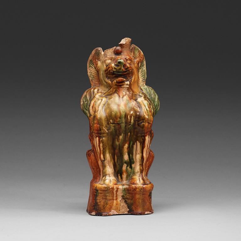 FIGURIN, lergods. Troligen Tangdynastin (618-907).