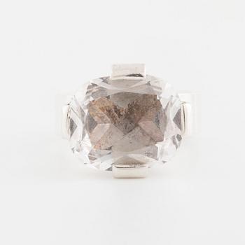 ULF SANDBERG, by Ceson, Göteborg, 1966, a rock crystal ring.