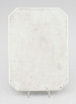 BRICKA, porslin, Kina, 1800-tal.