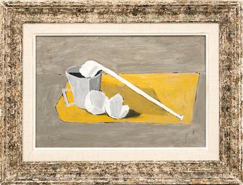 Gunnar Hållander, "Still Life with Yellow Bag".