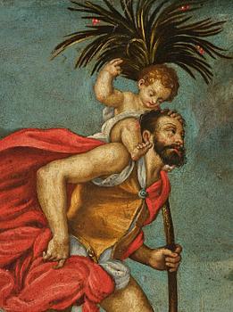 Adriaen Isenbrandt, circle of/follower of, St Christopher.