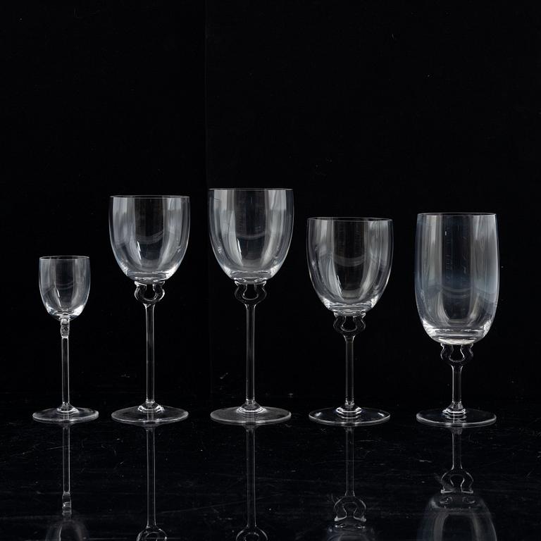 A 39-piece glass service from Rosenthal Studio Line, Germany.